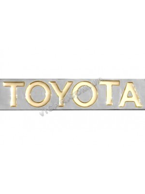 Наклейка Toyota серебро